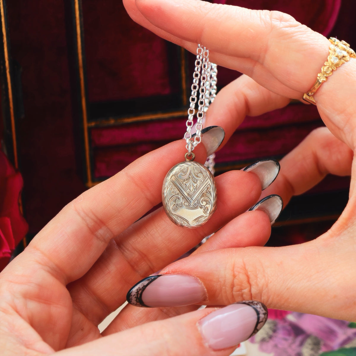Cute Antique Victorian Silver Locket