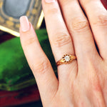 Antique Date 1905 Edwardian Diamond Solitaire Ring