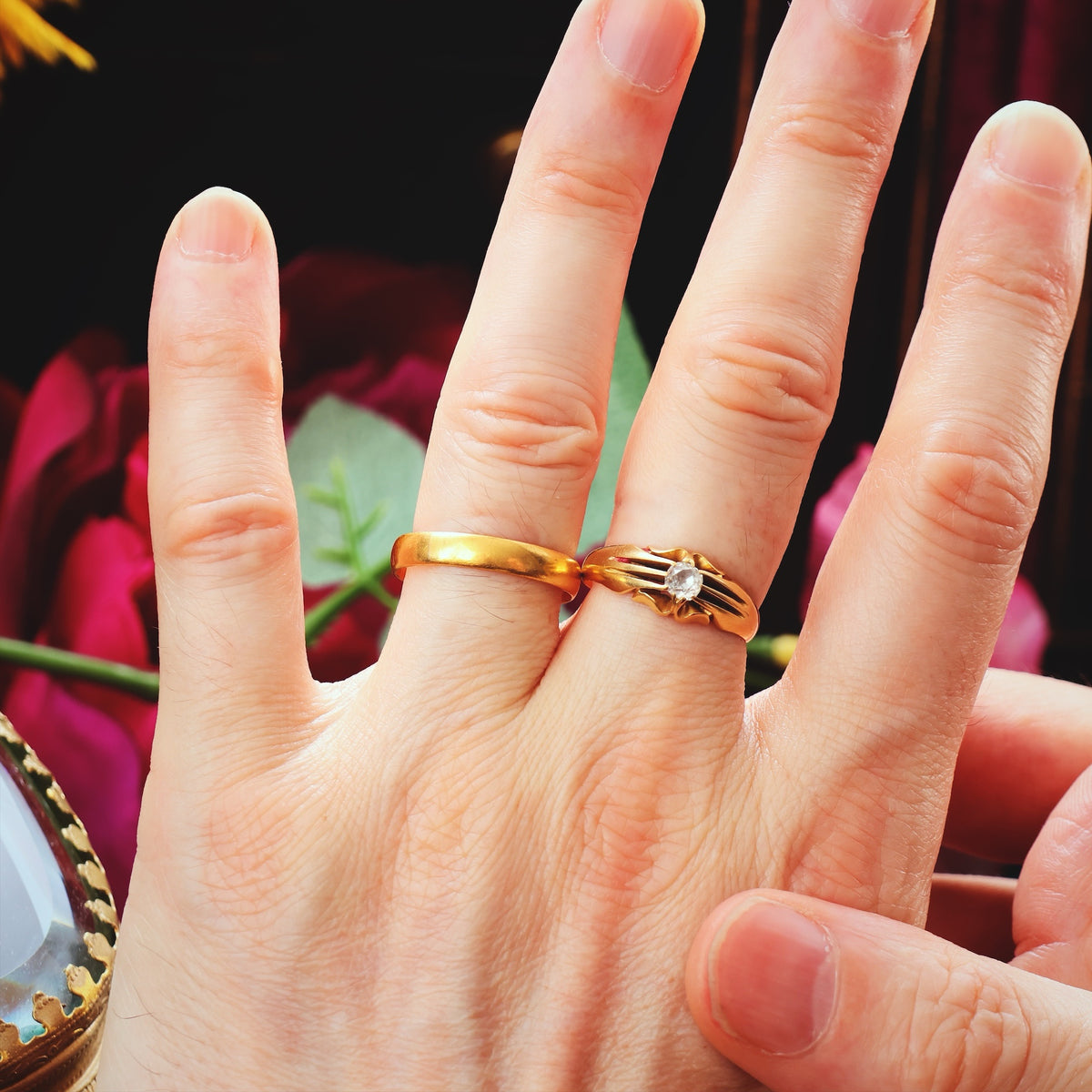 Scarce Gent's Victorian 22ct Gold Wedding Band