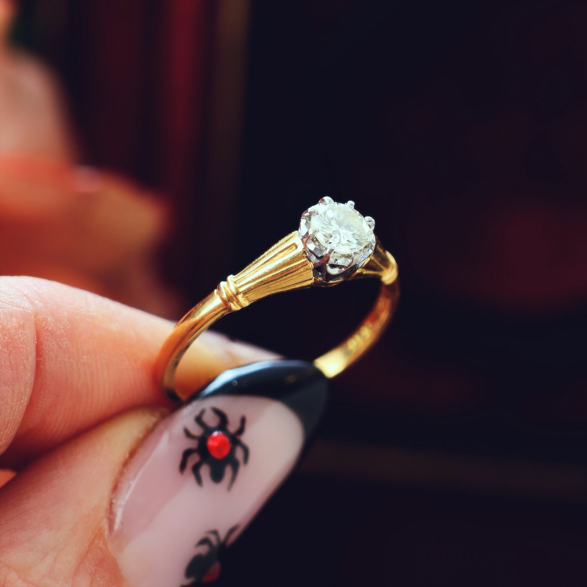 Vintage 'Tiffany' Style Diamond Engagement Ring