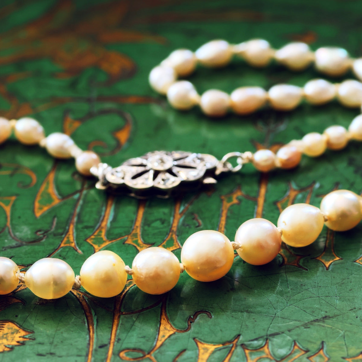 Vintage 1950's Cultured Saltwater Pearl Necklace