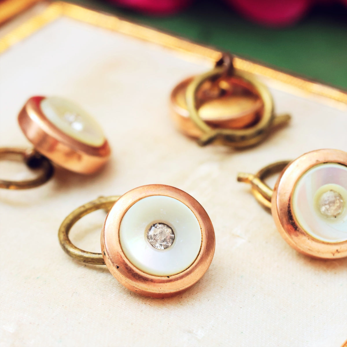 antique dress shirt studs Vintage Evening Accessories