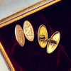 Romantic Edwardian 9ct Gold Cufflinks
