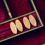 Romantic Edwardian 9ct Gold Cufflinks