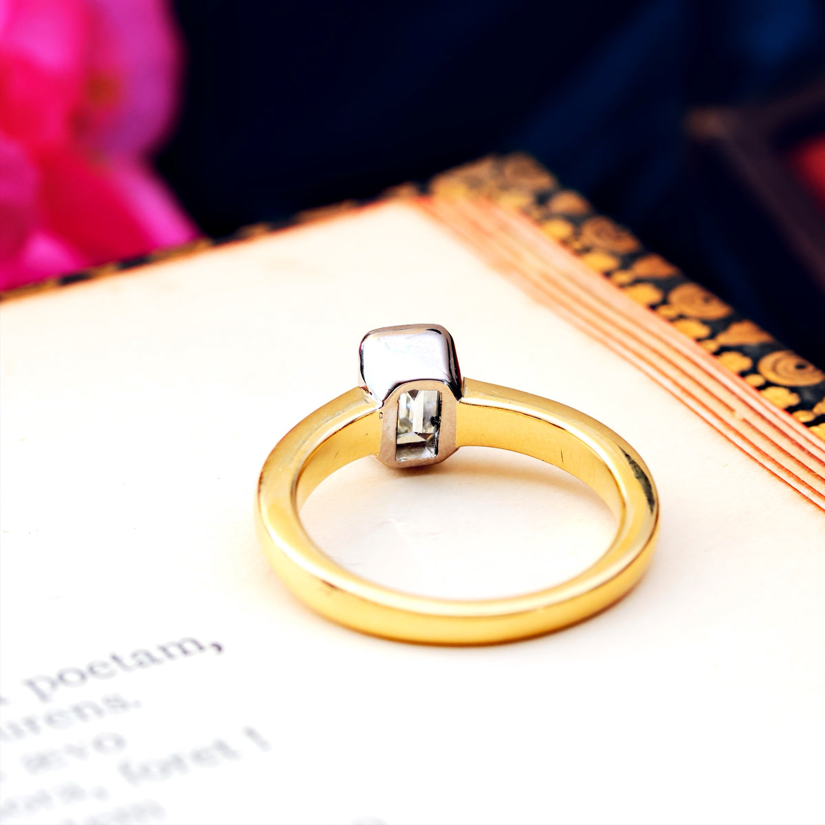 Fabulous Certificated 1.13ct Emerald Cut Diamond Engagement Ring