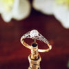 Vintage LOVE! Diamond Solitaire Engagement Ring