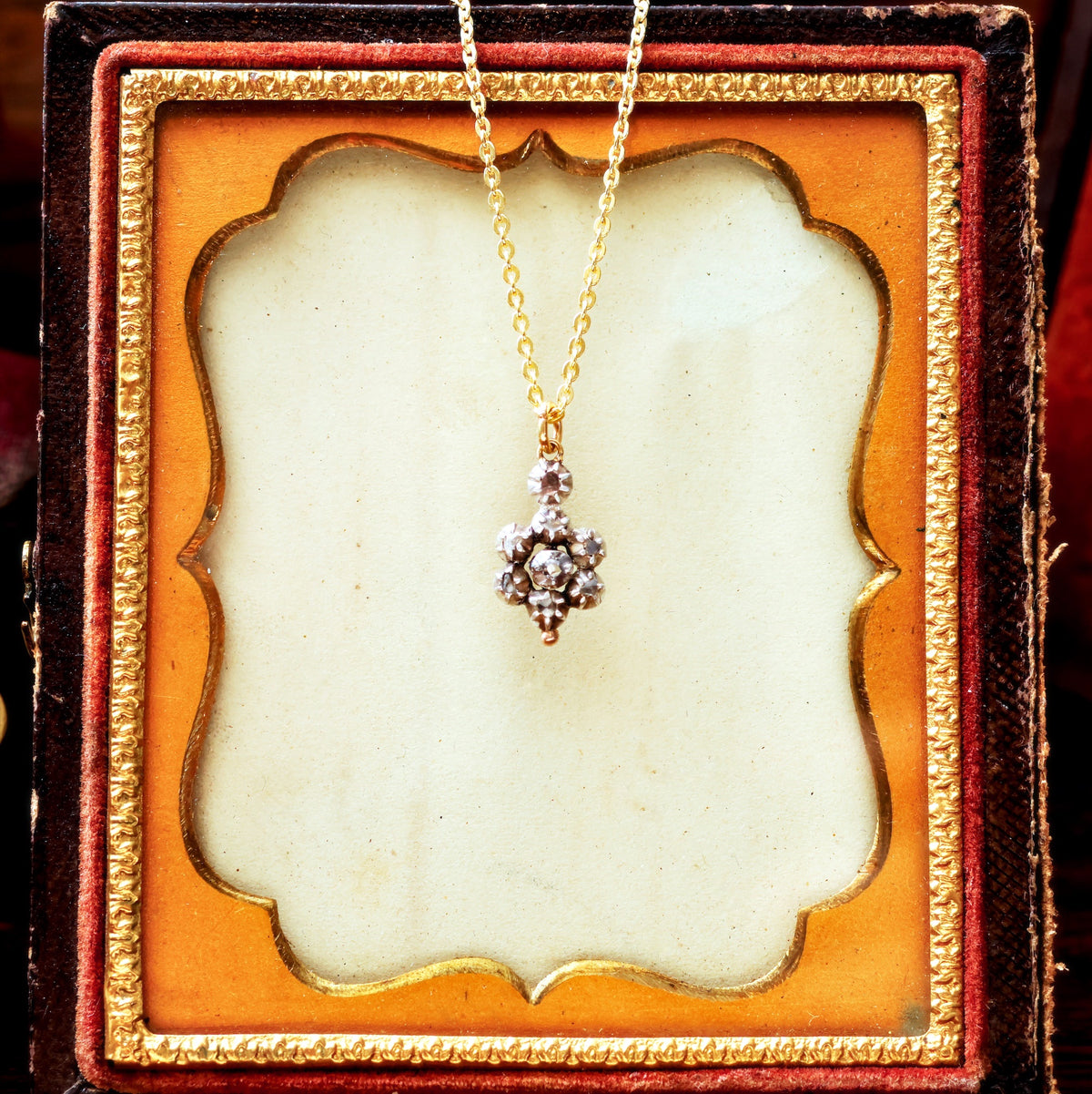 Antique Naife Cut Diamond Pendant