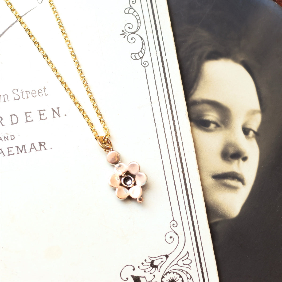 Cute Antique Naife Cut Diamond Pendant