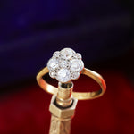 Precious Love! Edwardian Diamond Cluster Ring
