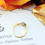 Vintage 0.40ct Old European Cut Diamond Engagement Ring