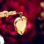 Vintage Mid Century 9ct Gold Heart Shaped Locket