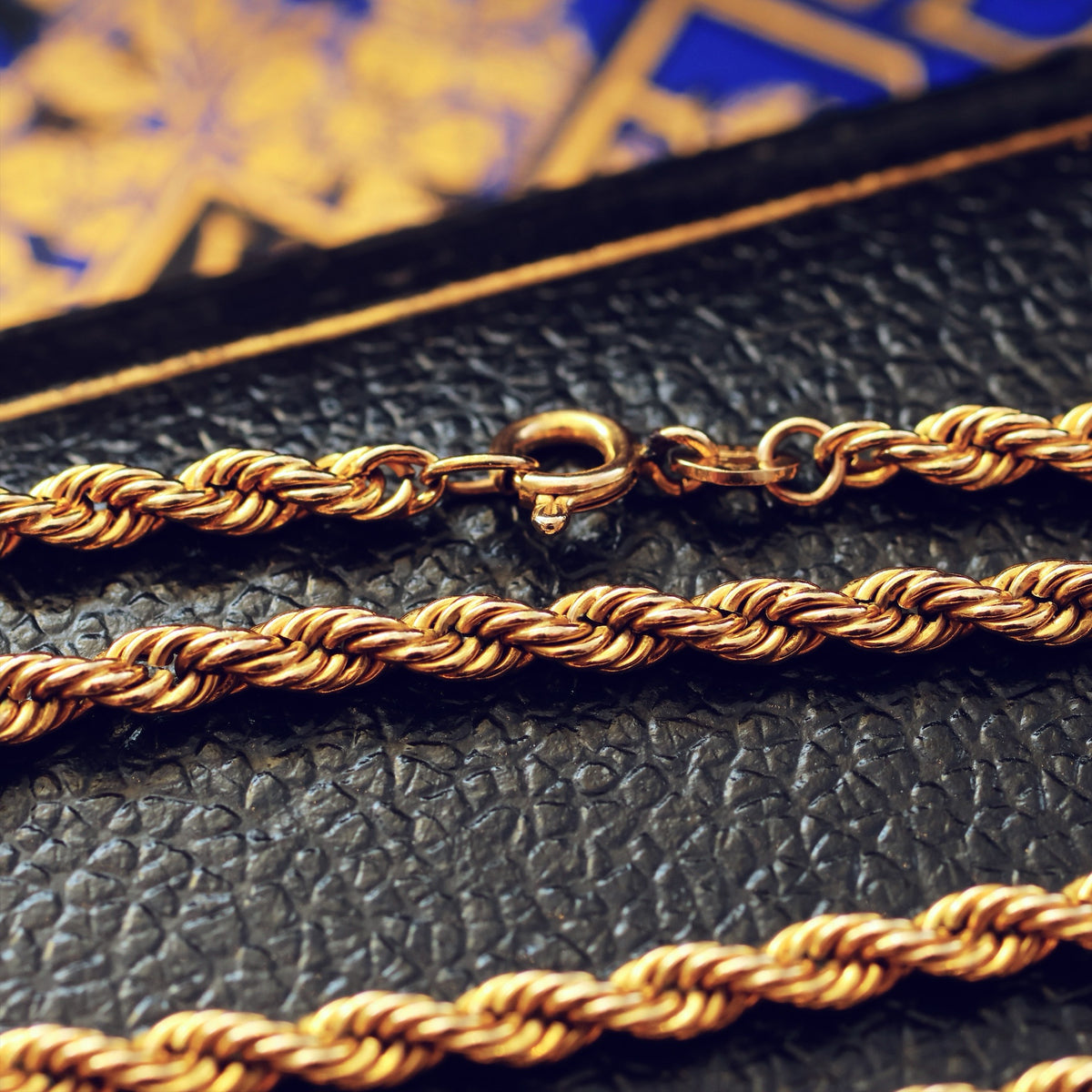 Vintage Date 1993 9ct Gold Rope Chain