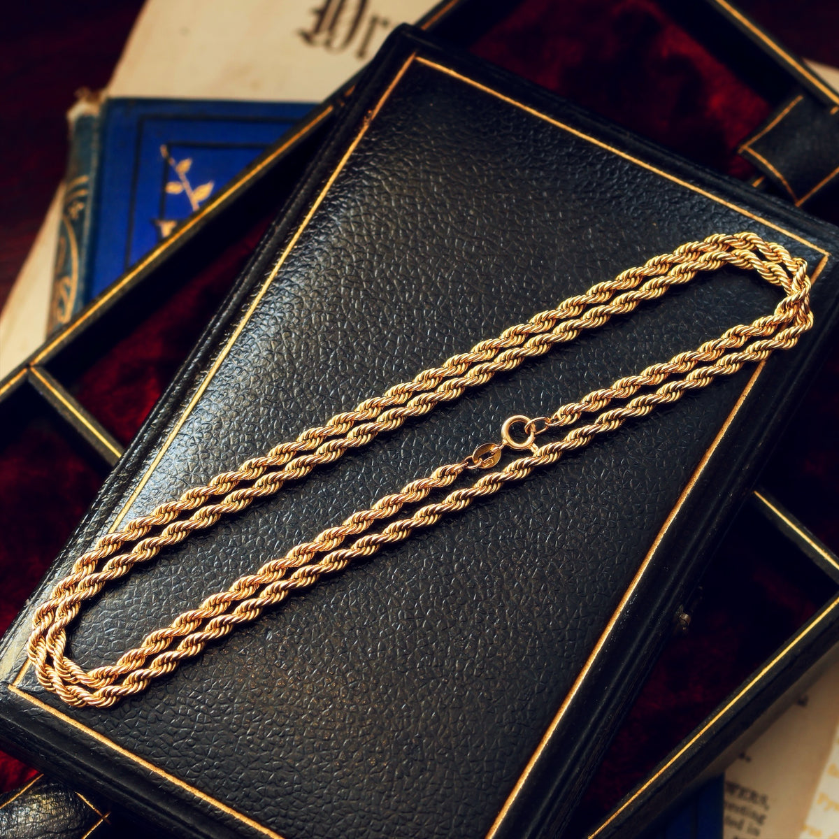 Vintage Date 1993 9ct Gold Rope Chain