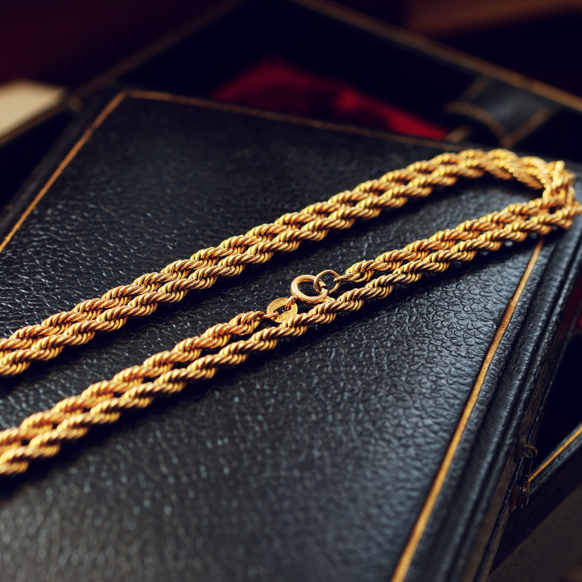 Vintage Date 1993 9ct Gold Rope Chain