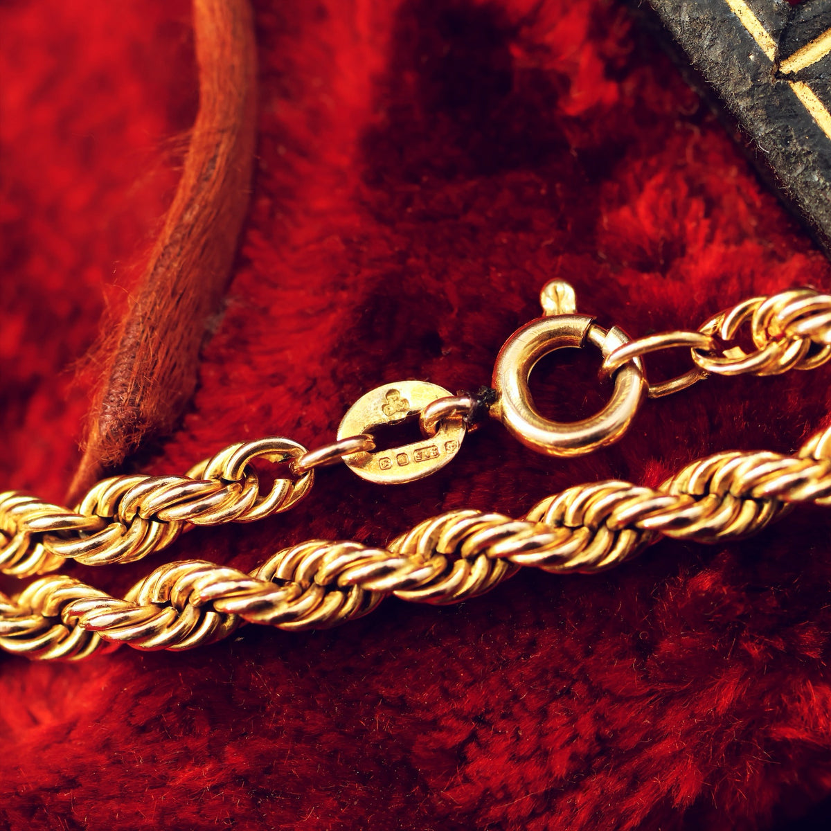 Vintage Date 1993 9ct Gold Rope Chain