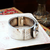 Antique Victorian Silver Buckle Bangle