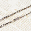 Pretty Antique Silver 'Lover's Knot' Guard Chain