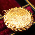 Grand Antique Edwardian 9ct Gold Locket