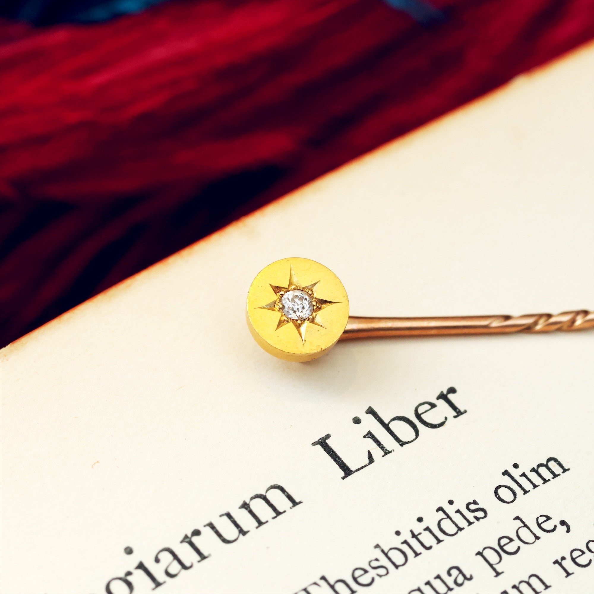 Antique Victorian Diamond Star Stick Tie Pin – Fetheray