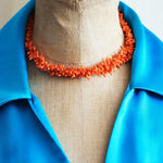 Antique Double Row Coral Necklace