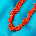 Vintage Double Row Branch Coral Necklace