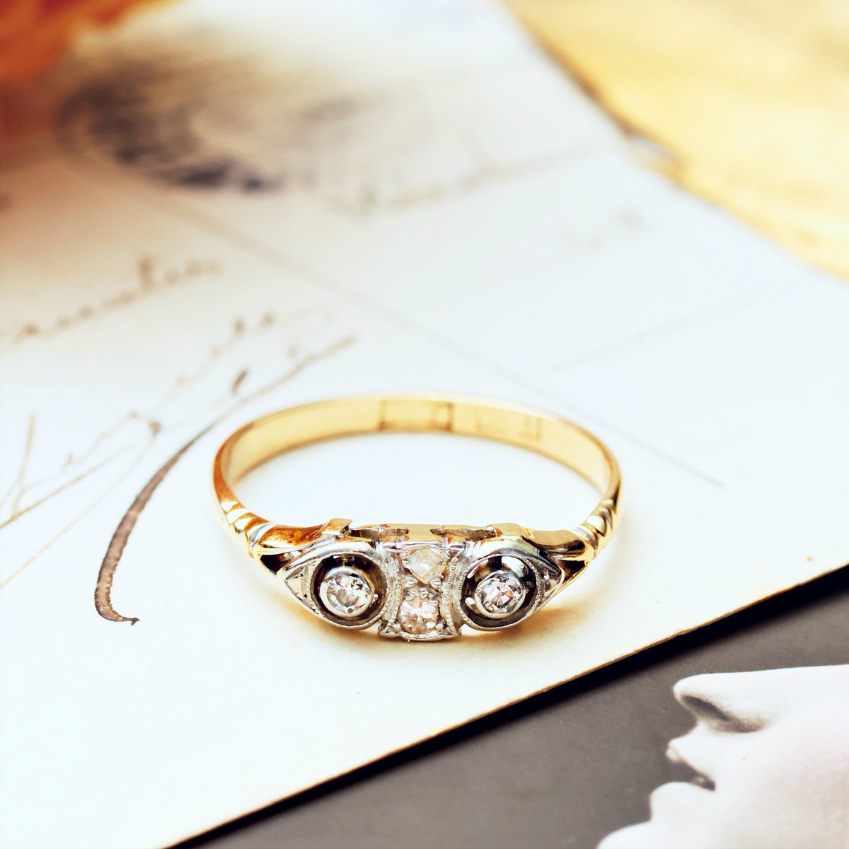 Vintage Art Deco Diamond Ring