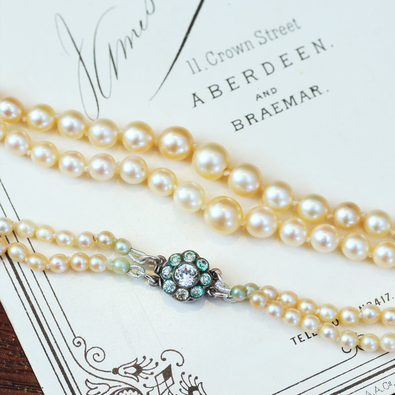 Classique Style! Vintage Cultured Pearl Necklace