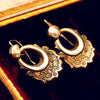 Antique Victorian Pinchbeck Earrings