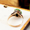 A Sensational Vintage Chinese 14K Gold Jadeite Dress Ring