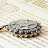 Date 1888 Victorian Silver Locket & Chain