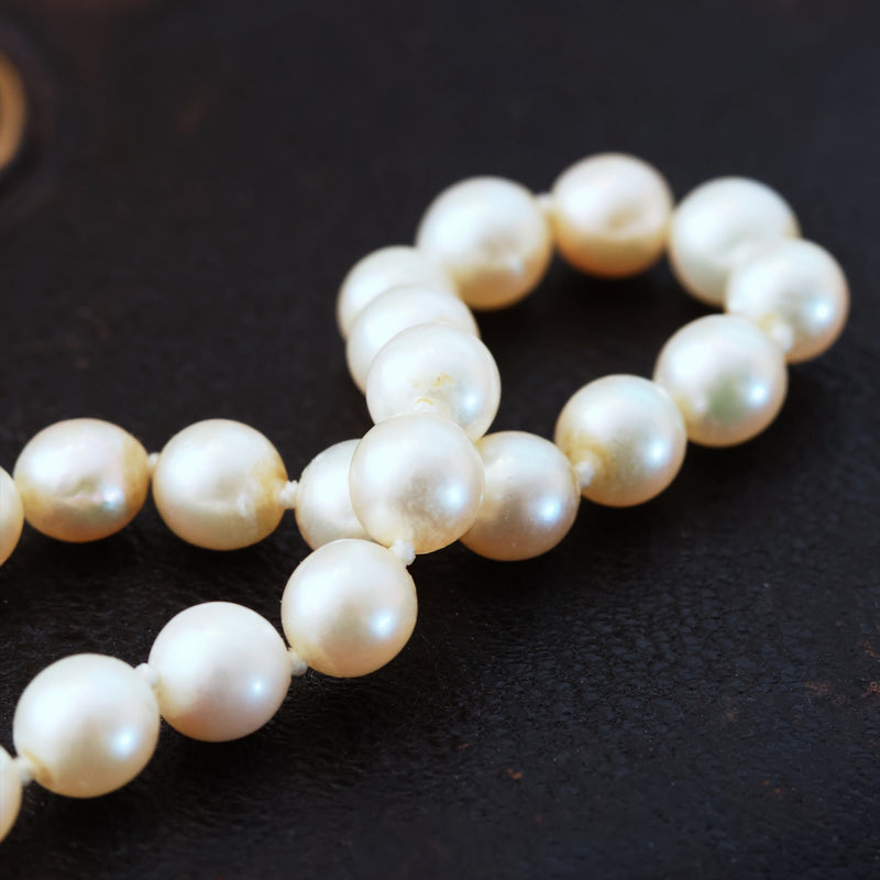 Vintage Mid Century Cultured Pearl Necklace