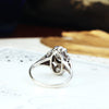 Quite Exquisitely Vintage Art Deco Diamond Cluster Ring