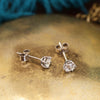Darling Antique Hand Cut Diamond Earrings