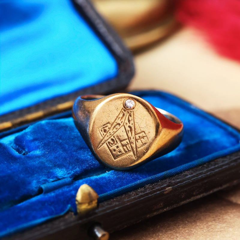 14k Yellow Gold Masonic Ring – Raymond Lee Jewelers