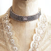 Circa 1880's Archaeological Style Silver Collarette/Bracelets