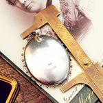 Date 1883 Ornate Victorian Silver Locket