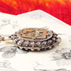 Quite Fabulous Date 1886 Silver Locket and Collarette