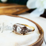 All Original Art Deco Rose Cut Diamond Ring