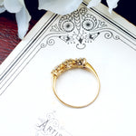 Antique Trilogy Diamond Engagement Ring