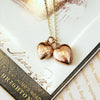 Vintage 9ct Gold Twin Hearts Pendant