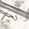 Super Antique Victorian 54" Silver Longuard Chain