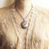 Antique Victorian Japonaiserie Styled Silver Locket