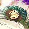 Antique Georgian Paste Fichu or Lace Pin Brooch