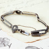Vintage Art Deco Styled Silver & Marcasite Bracelet