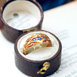Artistic Date 1907 Gemstone Ring