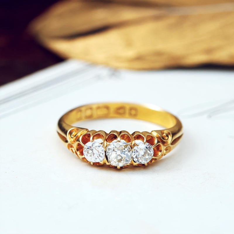 Date 1883 18ct Gold & Diamond Engagement Ring