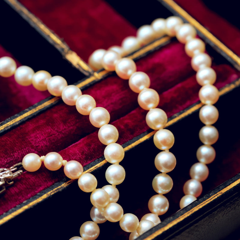 Sensational Quality Vintage Cultured Pearl Necklace