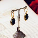 Antique Victorian Era Scarab Beetle Earrings