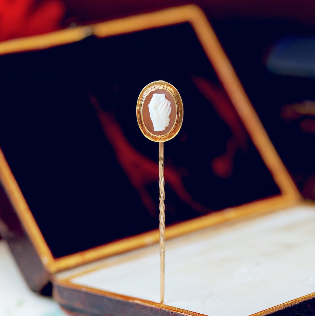 Antique Cameo Stick Pin