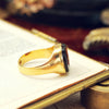 Heroic Antique 18ct Gold Carnelian Intaglio Signet Ring